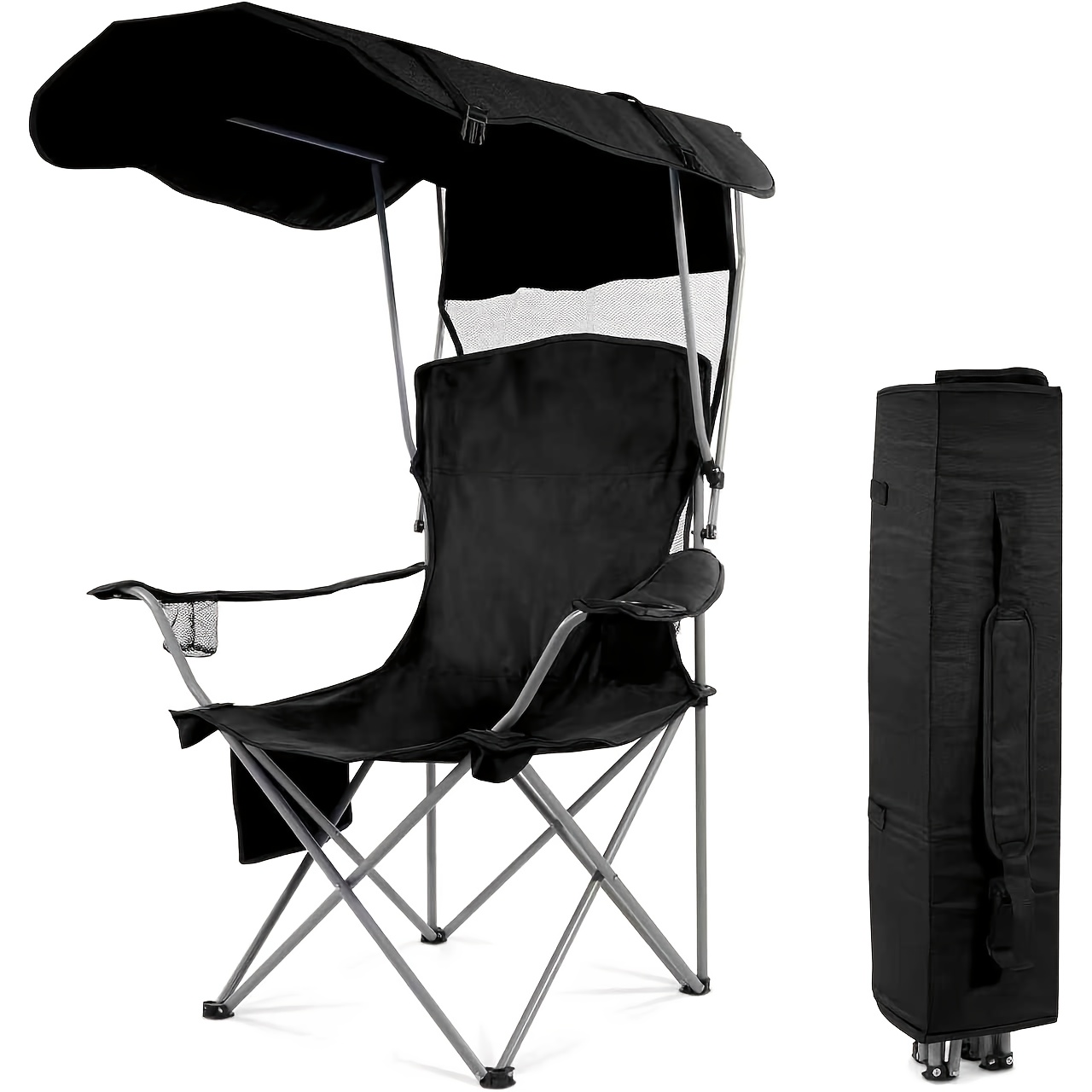 Camping Chairs, with Sunshade  - đánh giá và giá Fishing Equipment In China