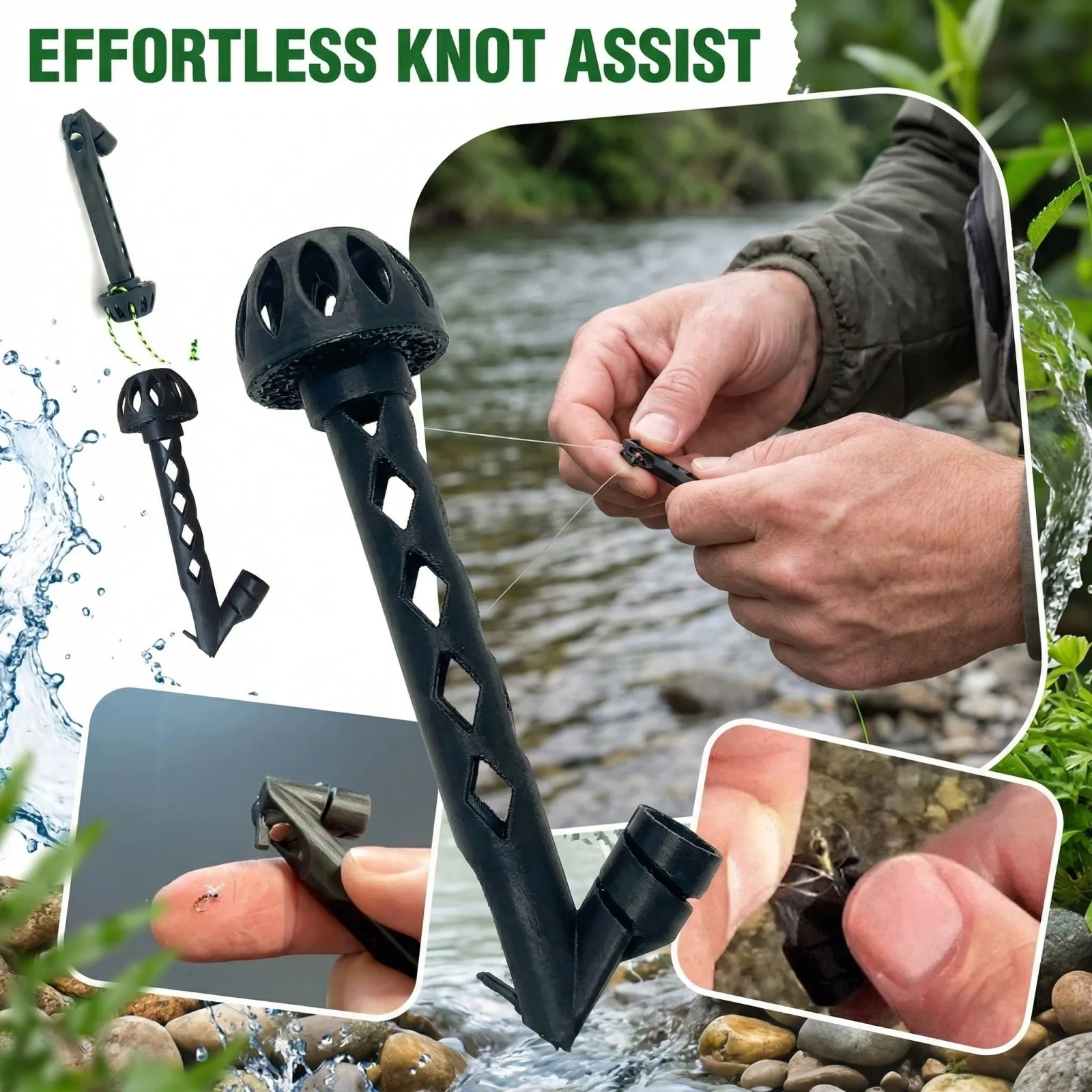 Magnetic Knot Tying Tool Flyin - đánh giá và giá Fishing Equipment Fly