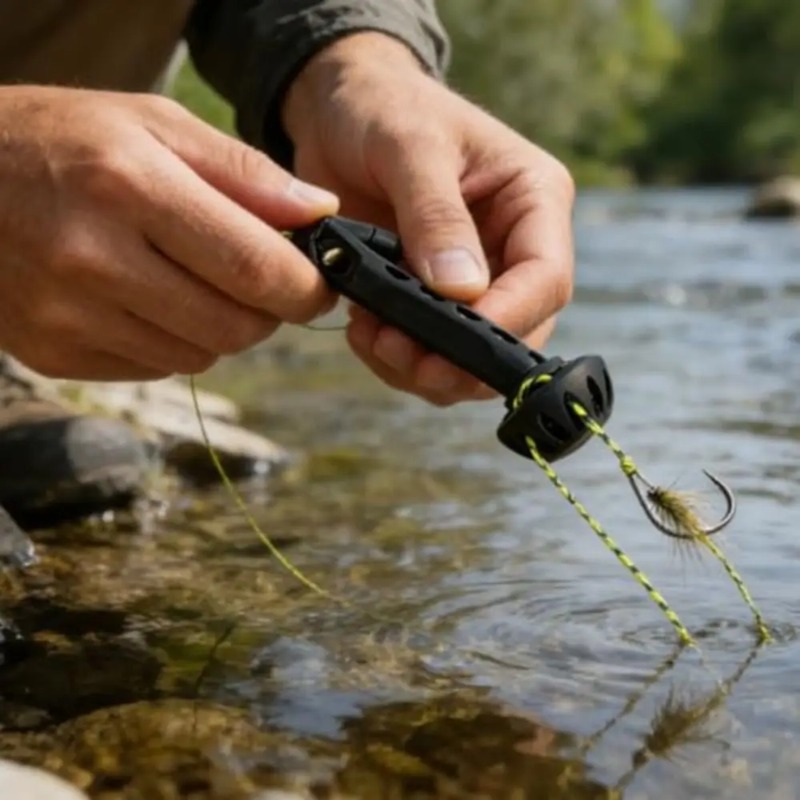 Magnetic Knot Tying Tool Flyin - đánh giá và giá Fishing Equipment Fly