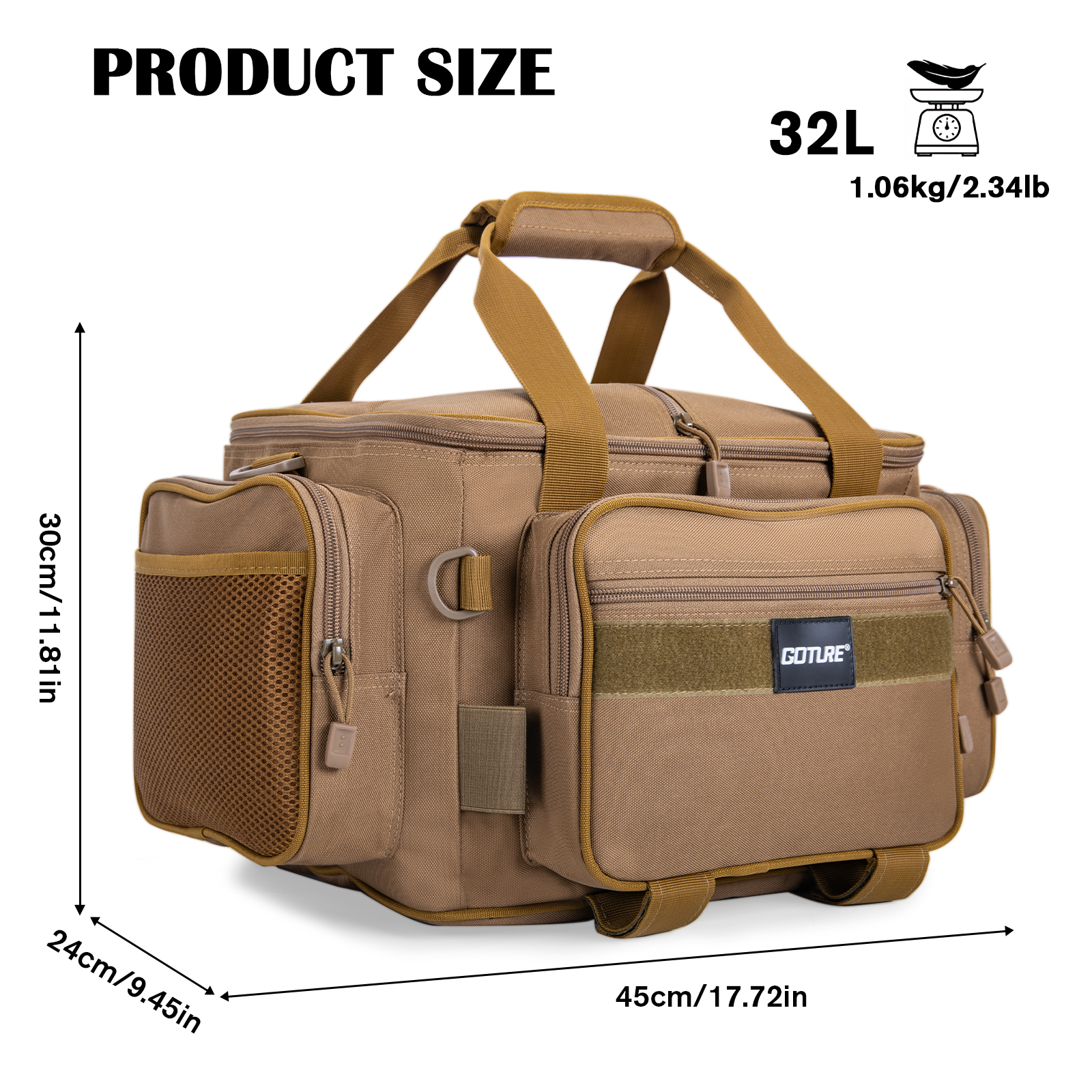 Goture 45*30*24cm Quality Fish - đánh giá và giá Fishing Equipment Fly