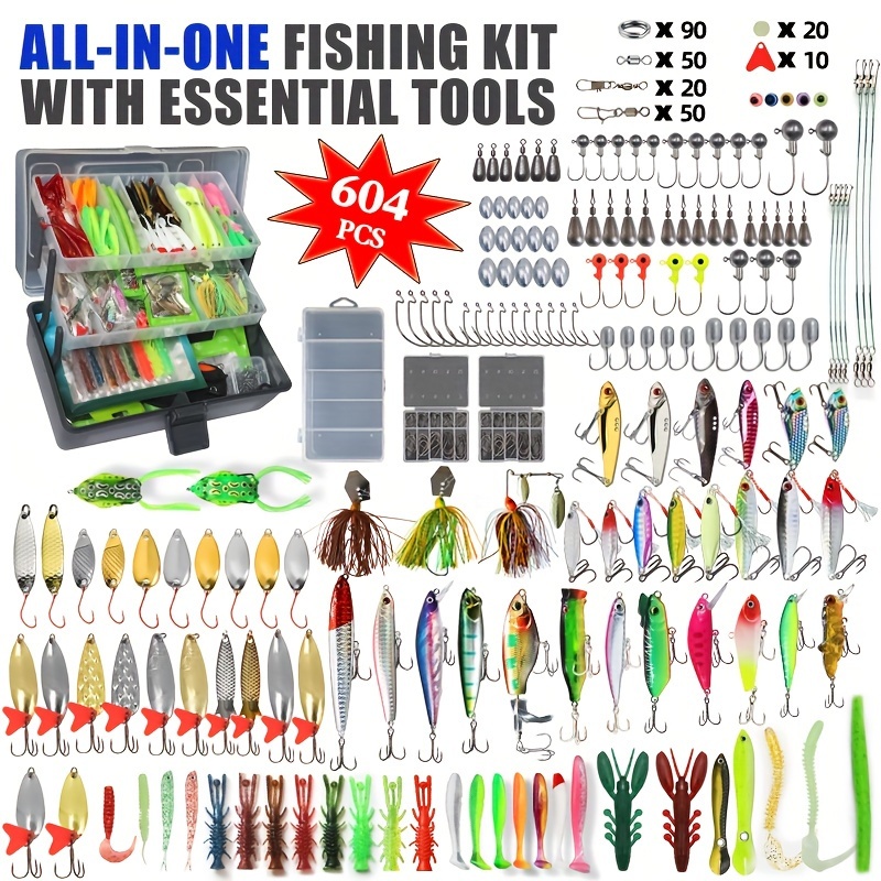 604pcs Fishing Lures Bait Tack - đánh giá và giá Fishing Equipment In China