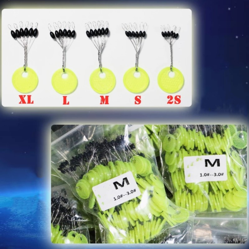 Newest 120PCS Space Beans Rubb - đánh giá và giá Fishing Equipment Line