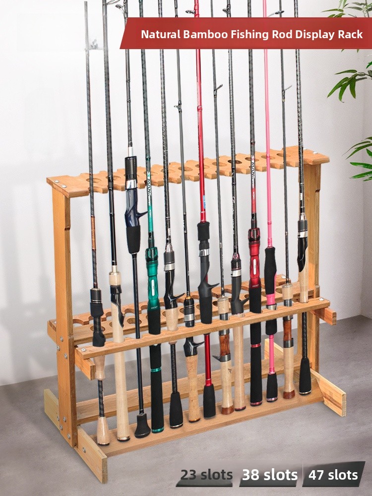 Real Wood Bamboo Multi-Functio - đánh giá và giá Fishing Rod Pod
