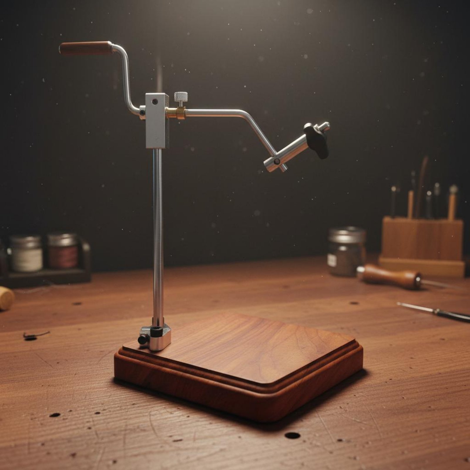 Rotary Fly Tying Vise Stable B - đánh giá và giá Fishing Equipment Fly