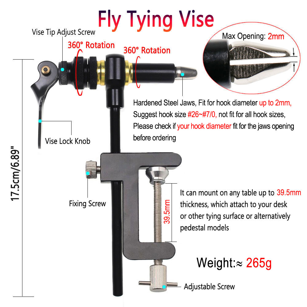 Bimoo 360° Rotation C-Clamp Fl - đánh giá và giá Fishing Equipment Fly