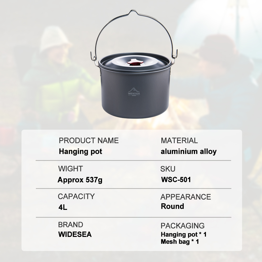 Widesea 4L Camping Hanging Pot - đánh giá và giá Fishing Equipment Kitchener