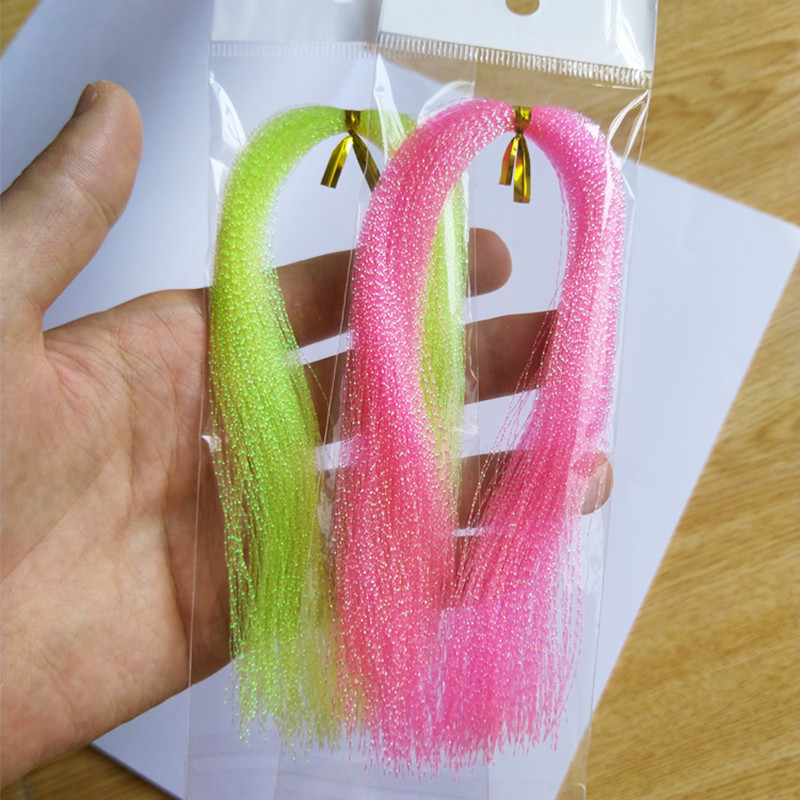 1pc Fly Fishing Luminous Silk  - đánh giá và giá Fishing Equipment Fly