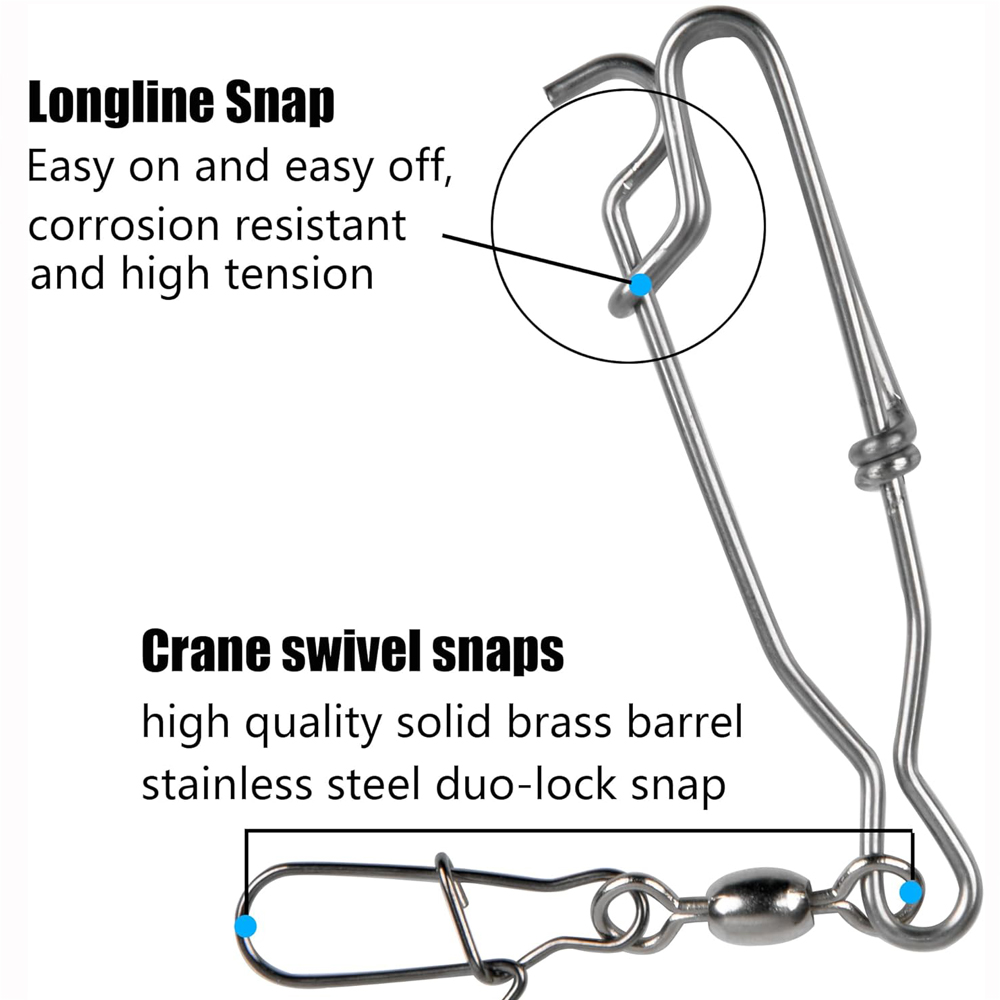 5Pcs Decoy Long Line Clips Lon - đánh giá và giá Fishing Equipment Line